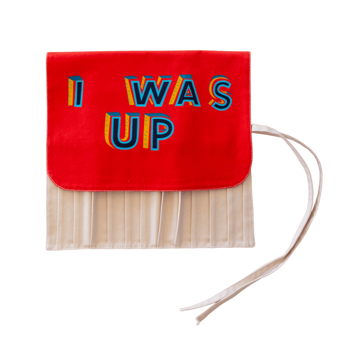 I Was Up All Night Making This Brush Roll x Bob and Roberta Smith Textiles Third Drawer Down Studio