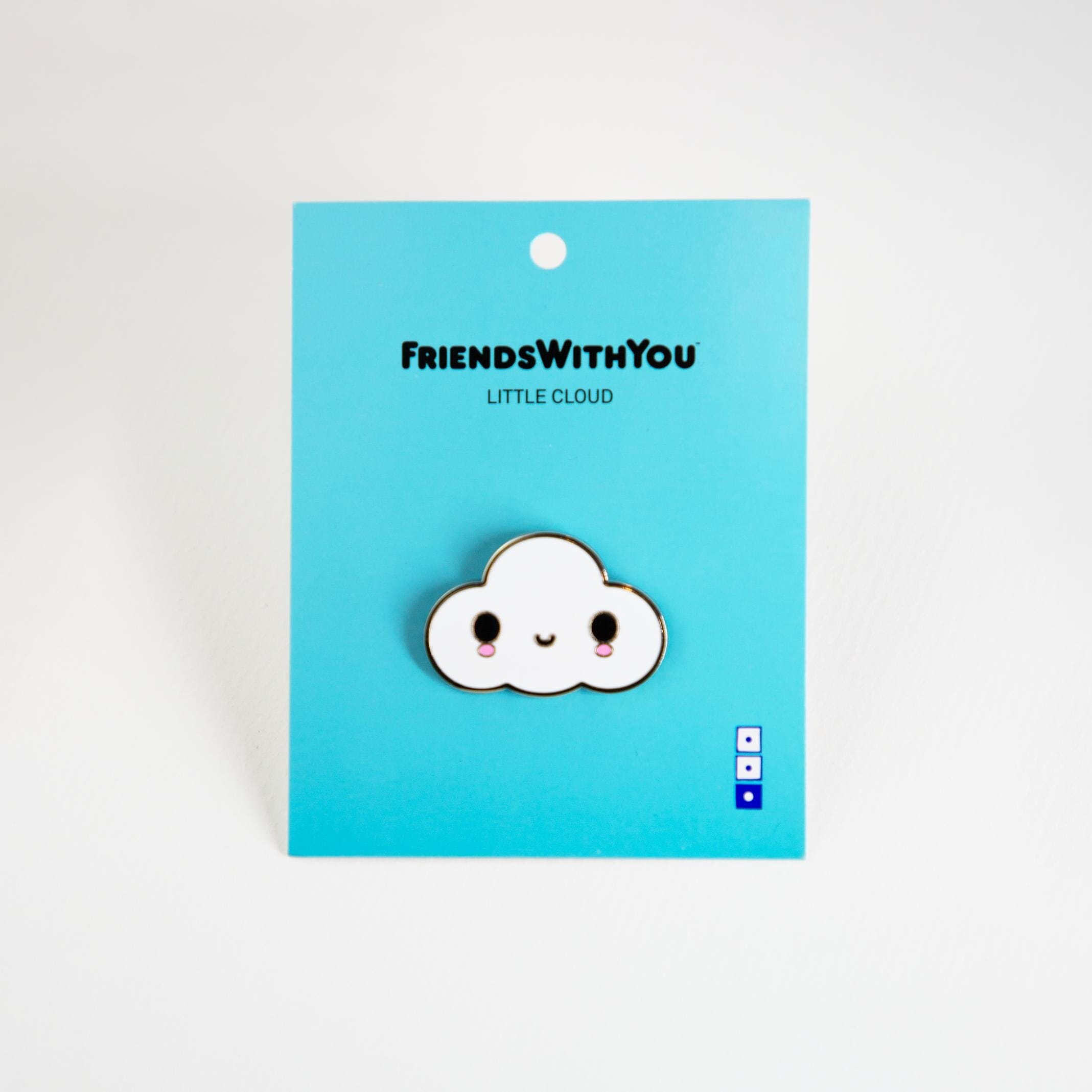 Little Cloud Enamel Pin x FriendsWithYou Pins Third Drawer Down Studio