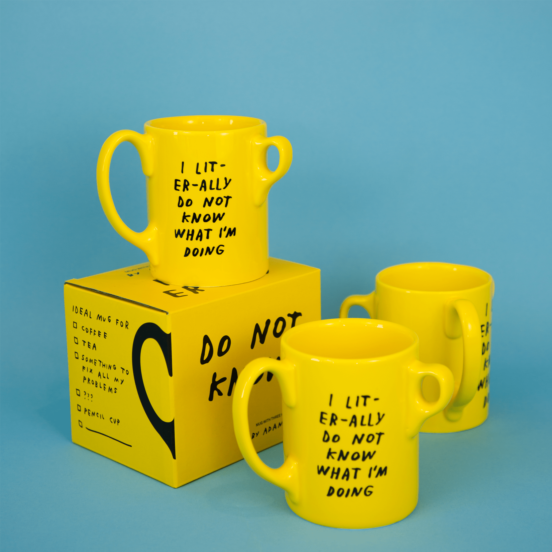 I Literally Do Not Know Mug x Adam JK Mugs Third Drawer Down USA