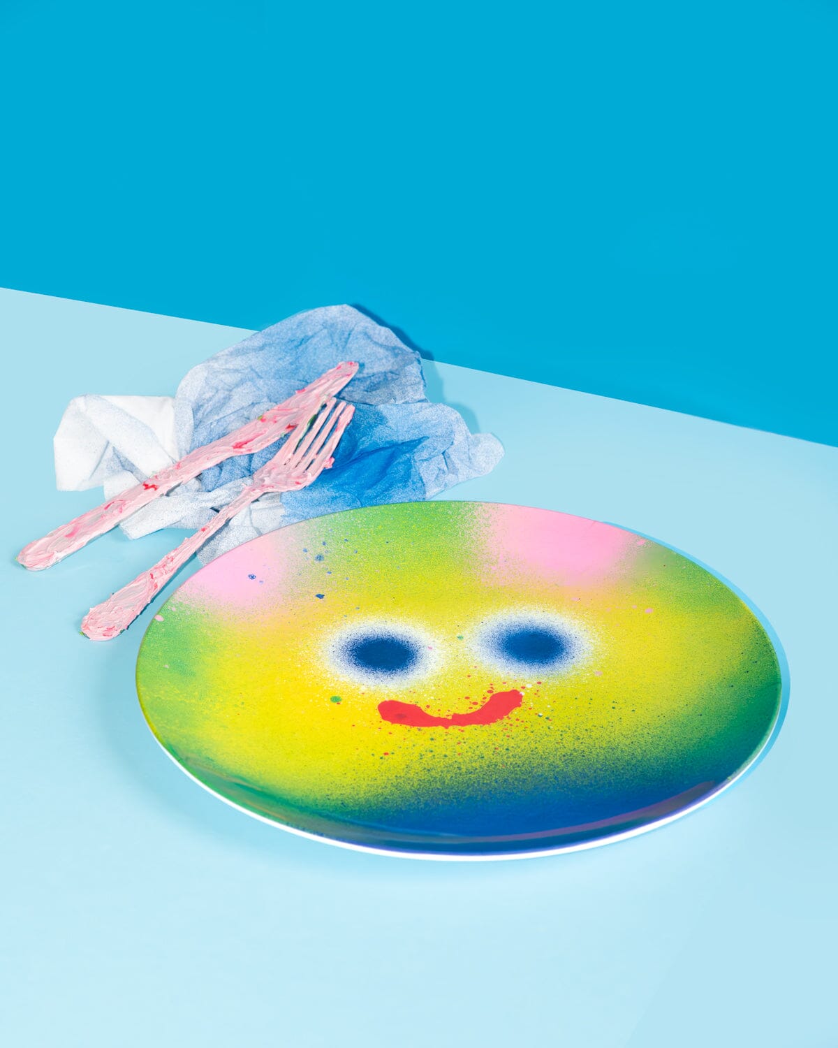 Buttercake Melamine Plate x Jon Burgerman Tableware Third Drawer Down Studio