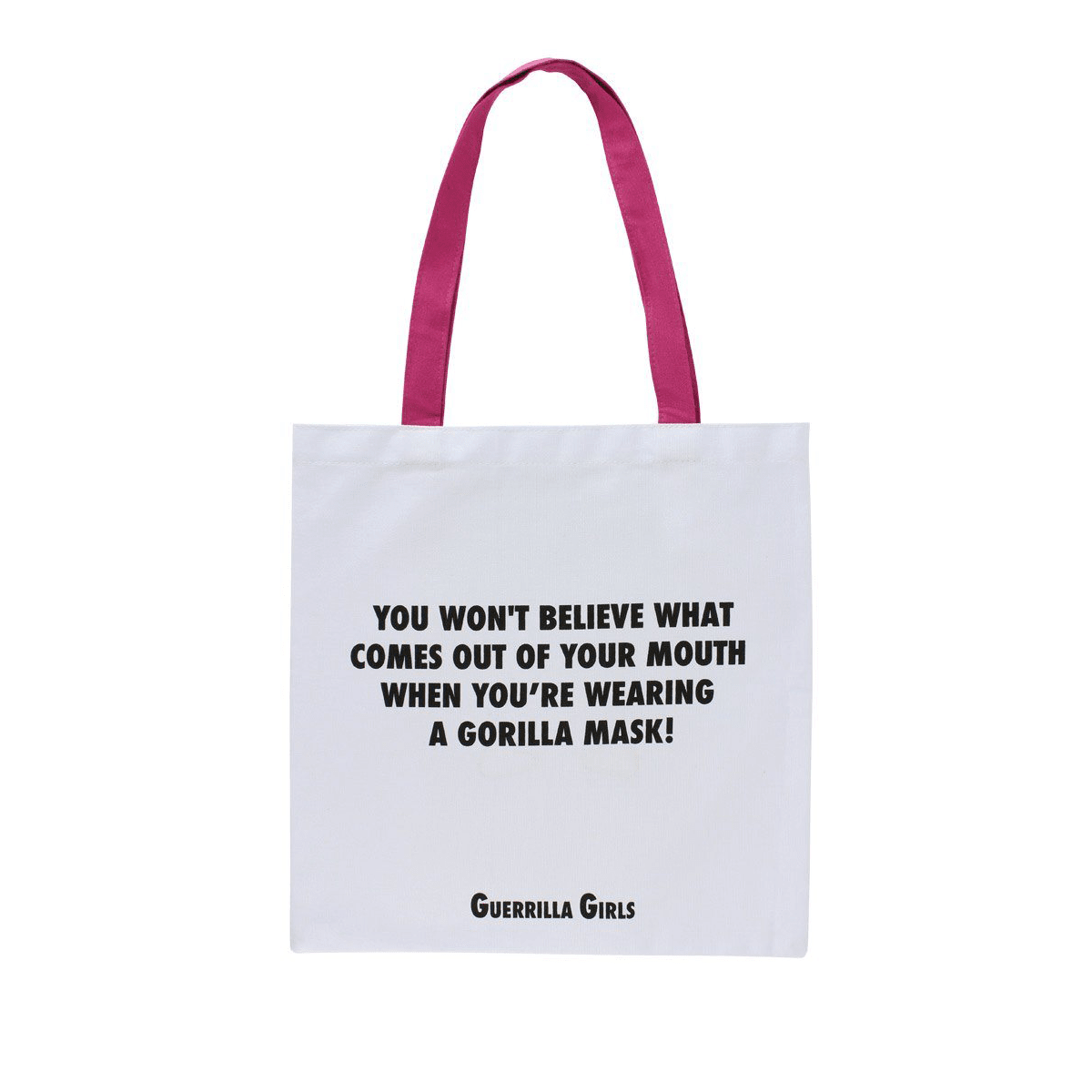 Gorilla Mask Tote Bag x Guerrilla Girls Textiles Third Drawer Down Studio