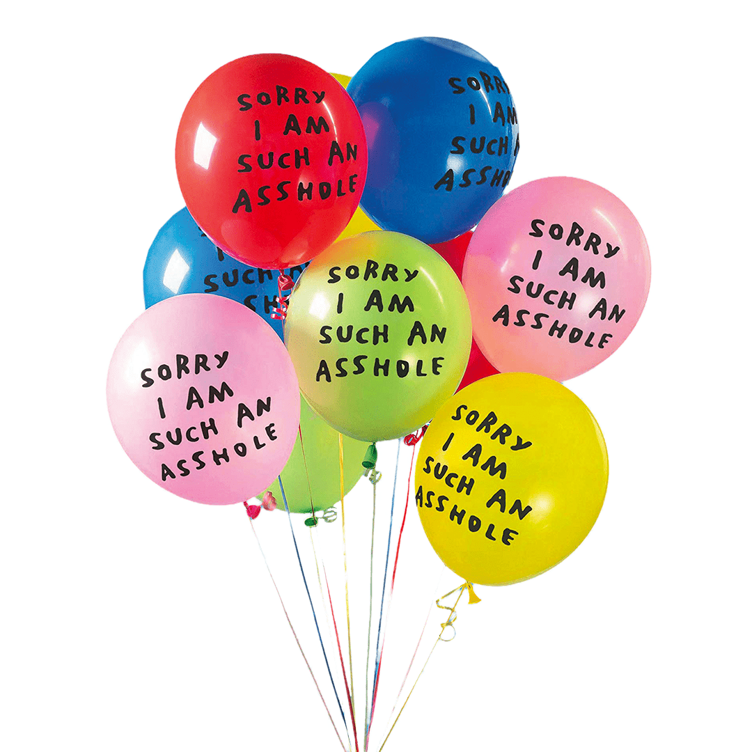 Sorry Balloon Set (Unfortunately Very Useful Balloons) x Adam JK Sorry Balloon Set (Unfortunately Very Useful Balloons) x Adam JK