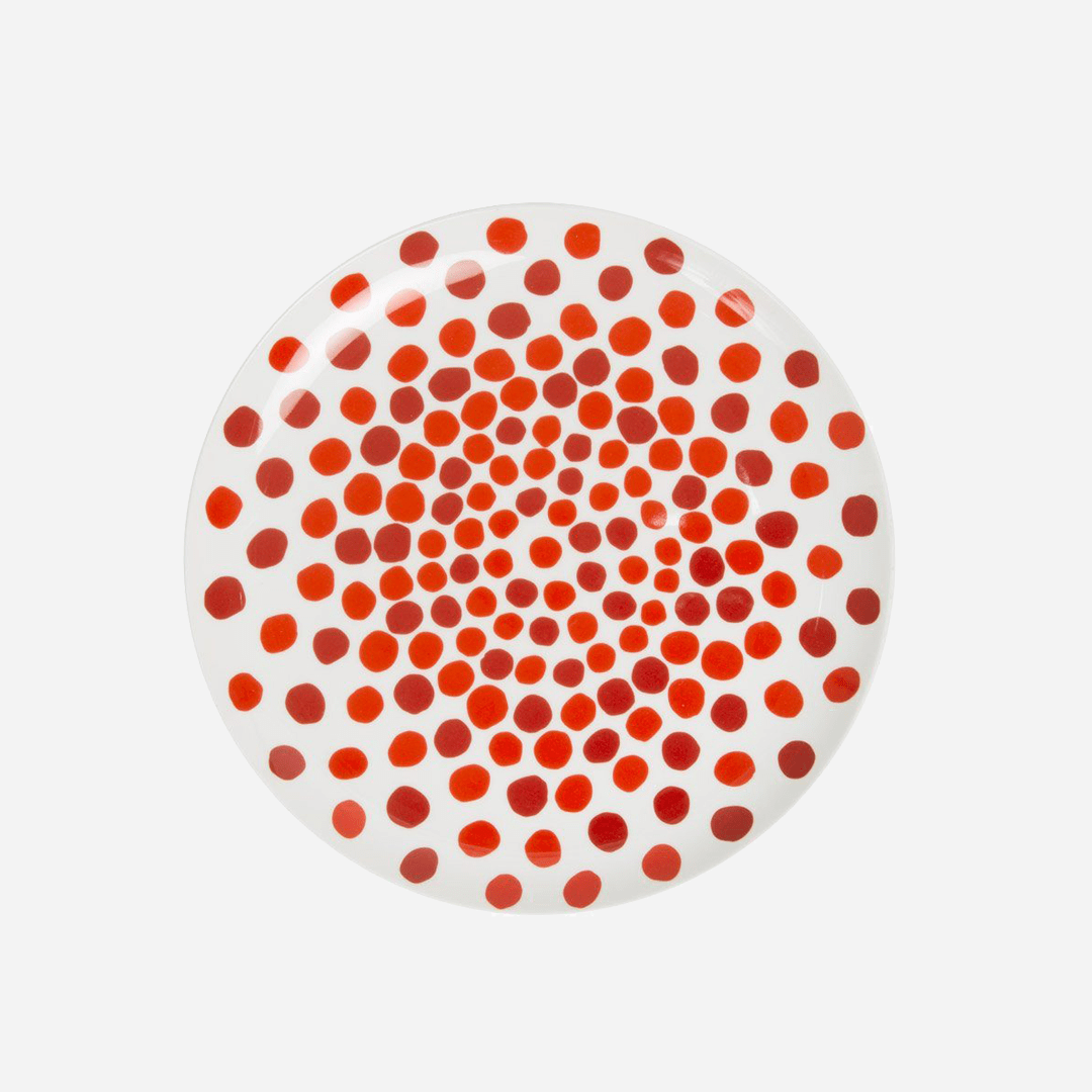 Bone China Plates: Red Dots x Louise Bourgeois Ceramic Third Drawer Down Studio 