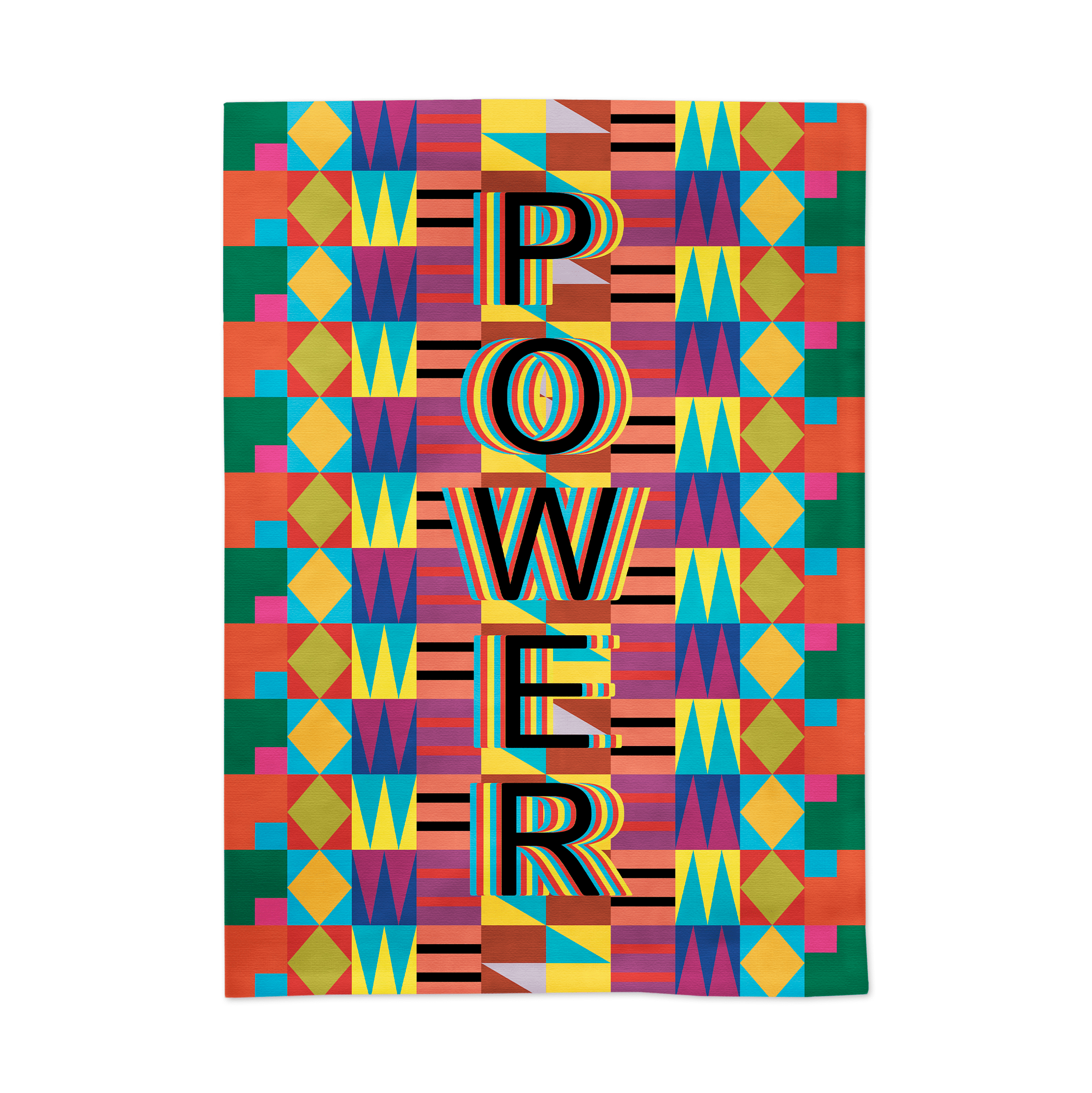 Power Tea Towel x Jeffrey Gibson Tea Towel Third Drawer Down Studio