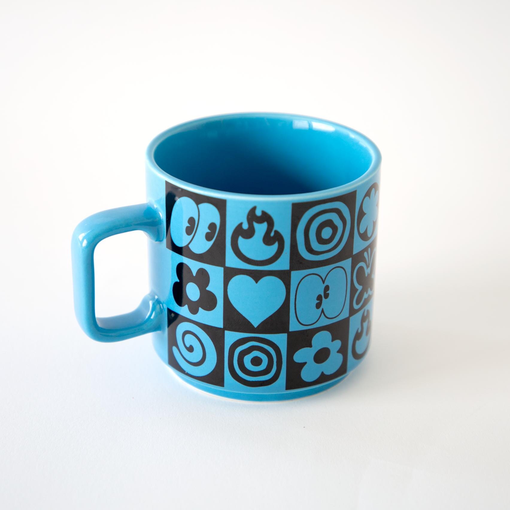 Squares Mug x Hattie Stewart Ceramic Third Drawer Down Studio