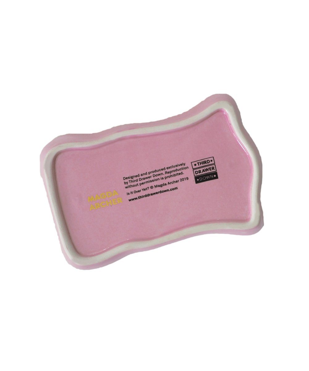 Is It Over Yet Trinket Tray x Magda Archer Ceramic Third Drawer Down Studio