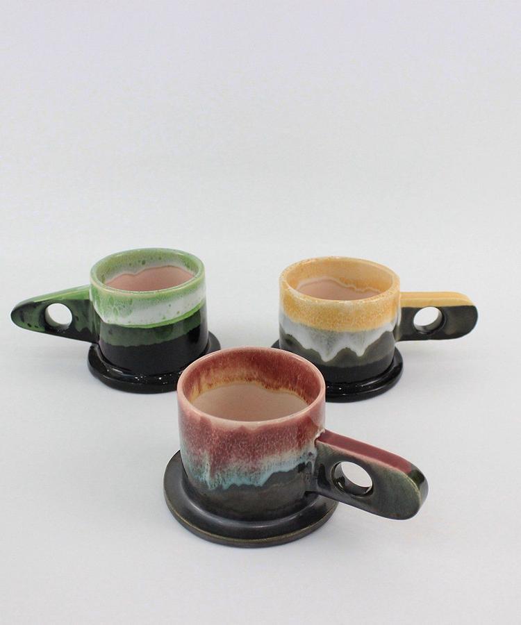Hand Dipped Mug X Echo Park Pottery / Large Short Ceramic Third Drawer Down Studio 