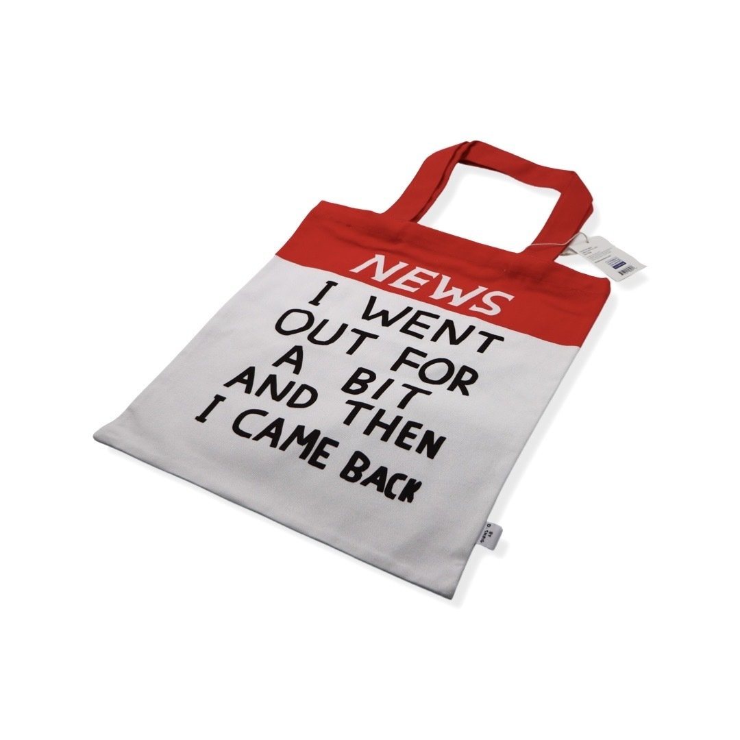 I Went Out For A Bit Tote Bag x David Shrigley Bags Third Drawer Down USA