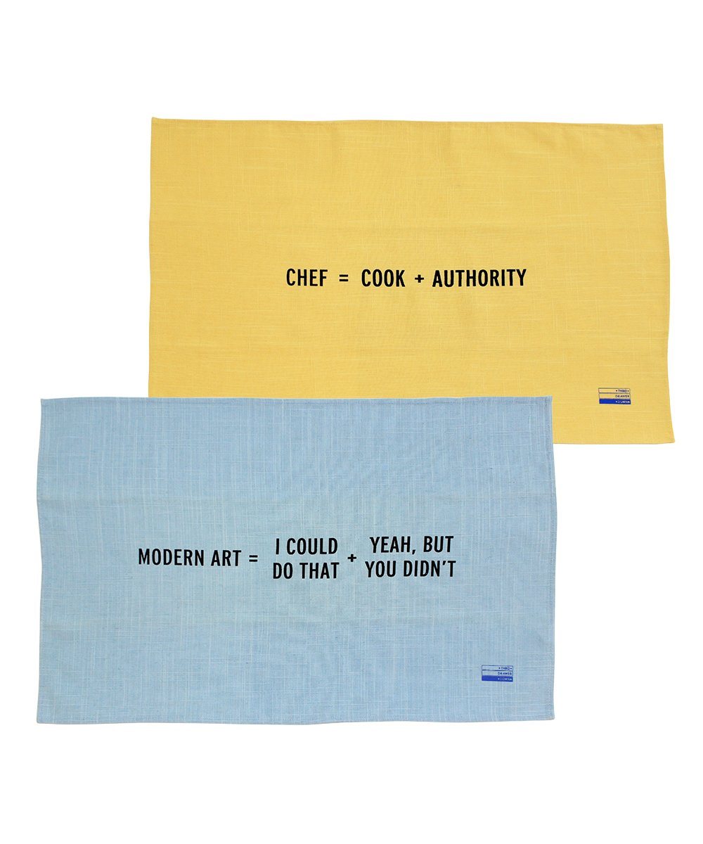 Tea Towels for the New Math Collection x Craig Damrauer Textiles Third Drawer Down Studio