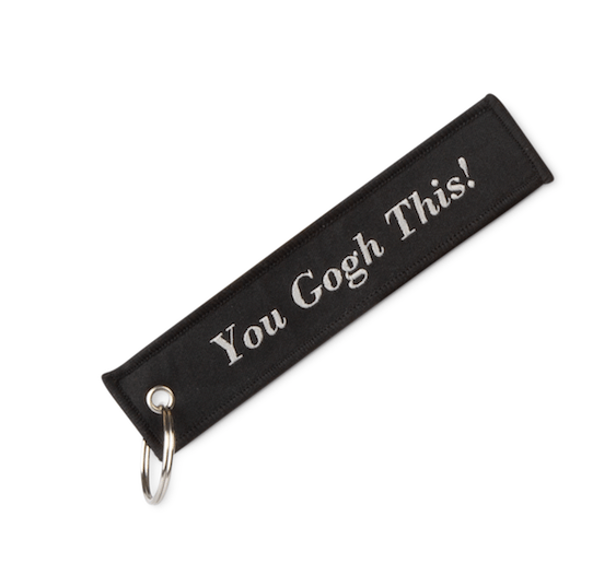 You Gogh This Keyring x Hi Art Textiles Third Drawer Down Studio