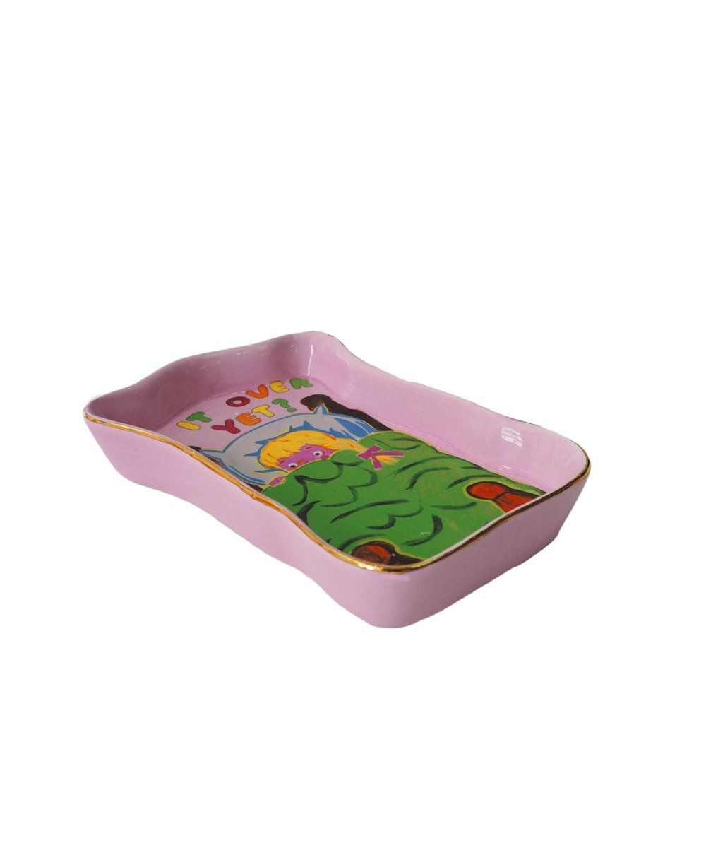 Is It Over Yet Trinket Tray x Magda Archer Ceramic Third Drawer Down Studio
