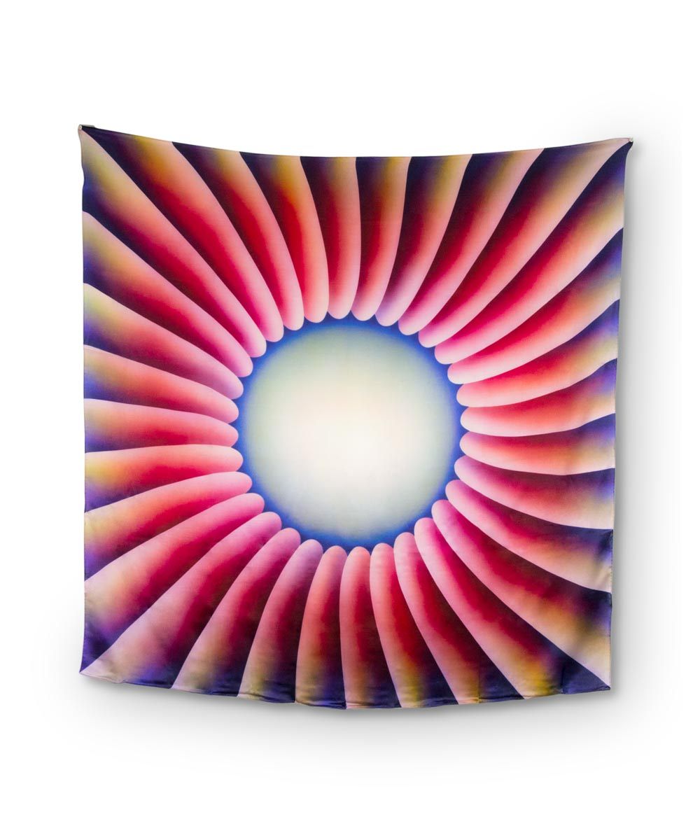 Through the Flower Scarf x Judy Chicago Textiles Third Drawer Down Studio