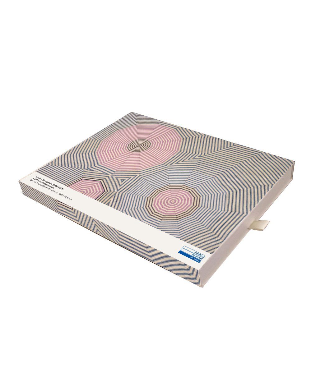 Third Drawer Down X Louise Bourgeois, Corkboard Placemat Gift Set Wood Third Drawer Down Studio