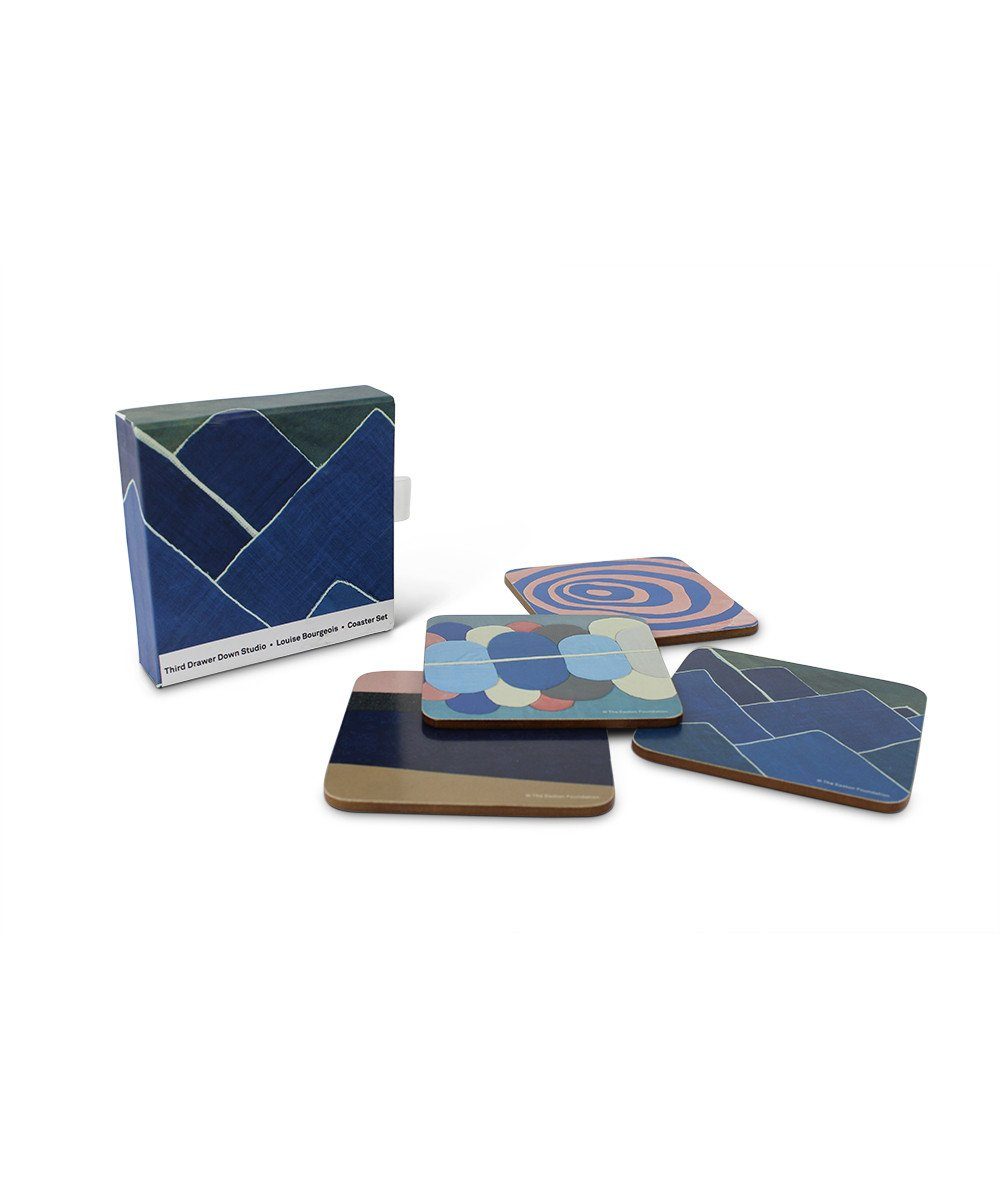 Third Drawer Down X Louise Bourgeois, Ode à la Bièvre Coaster Set Wood Third Drawer Down Studio