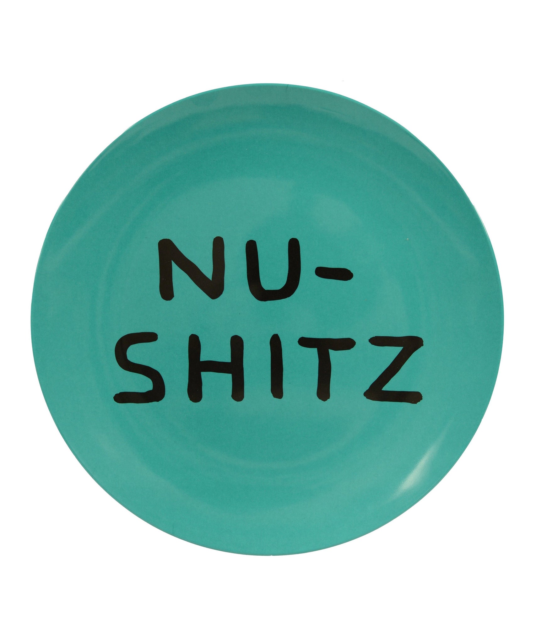 NU-SHITZ Melamine Plate x David Shrigley Tableware Third Drawer Down USA 