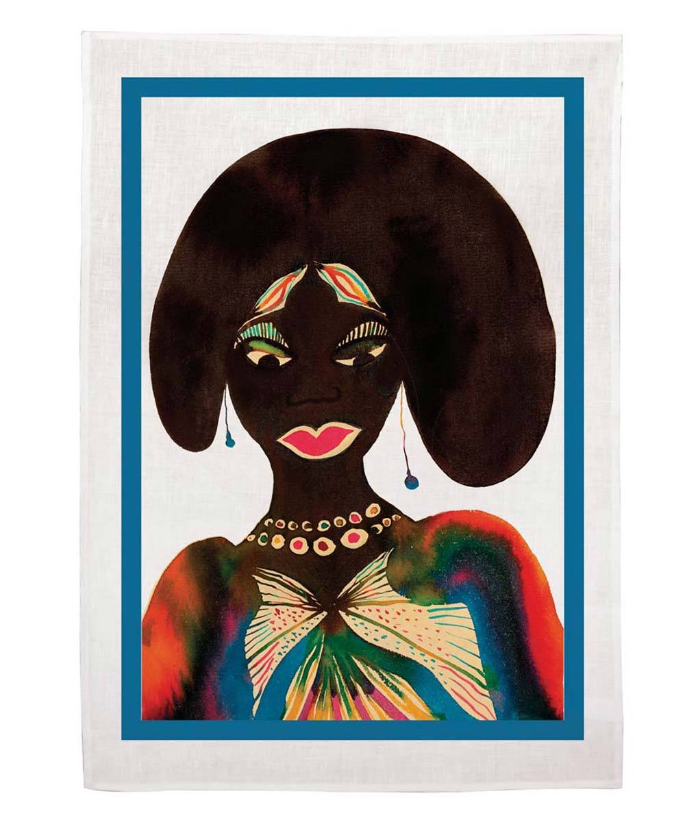 Third Drawer Down X Chris Ofili, Afromuses Couple (Woman) Textiles Third Drawer Down Studio Default Title