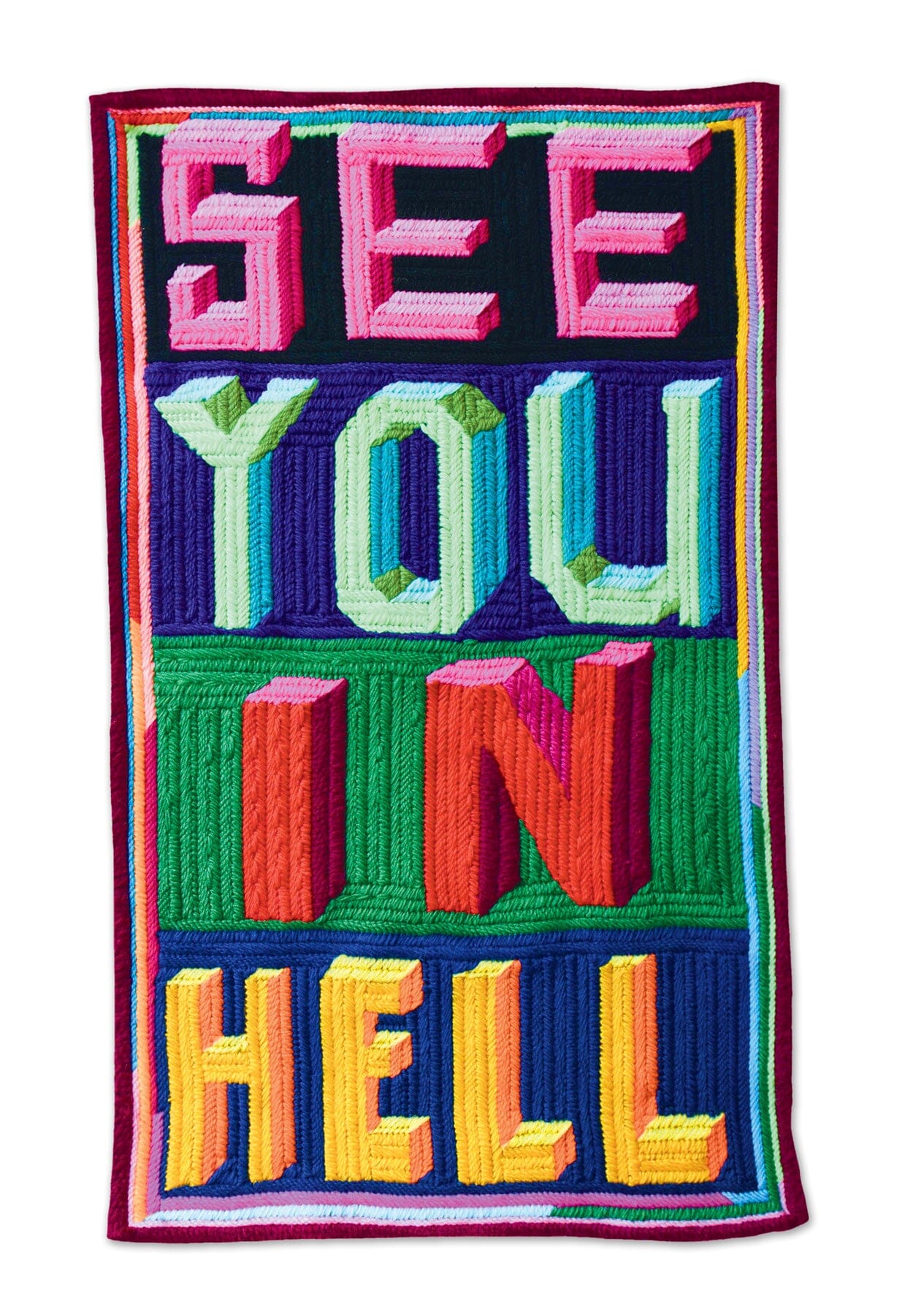 See You In Hell Tea Towel x Paul Yore Tea Towel Third Drawer Down Studio