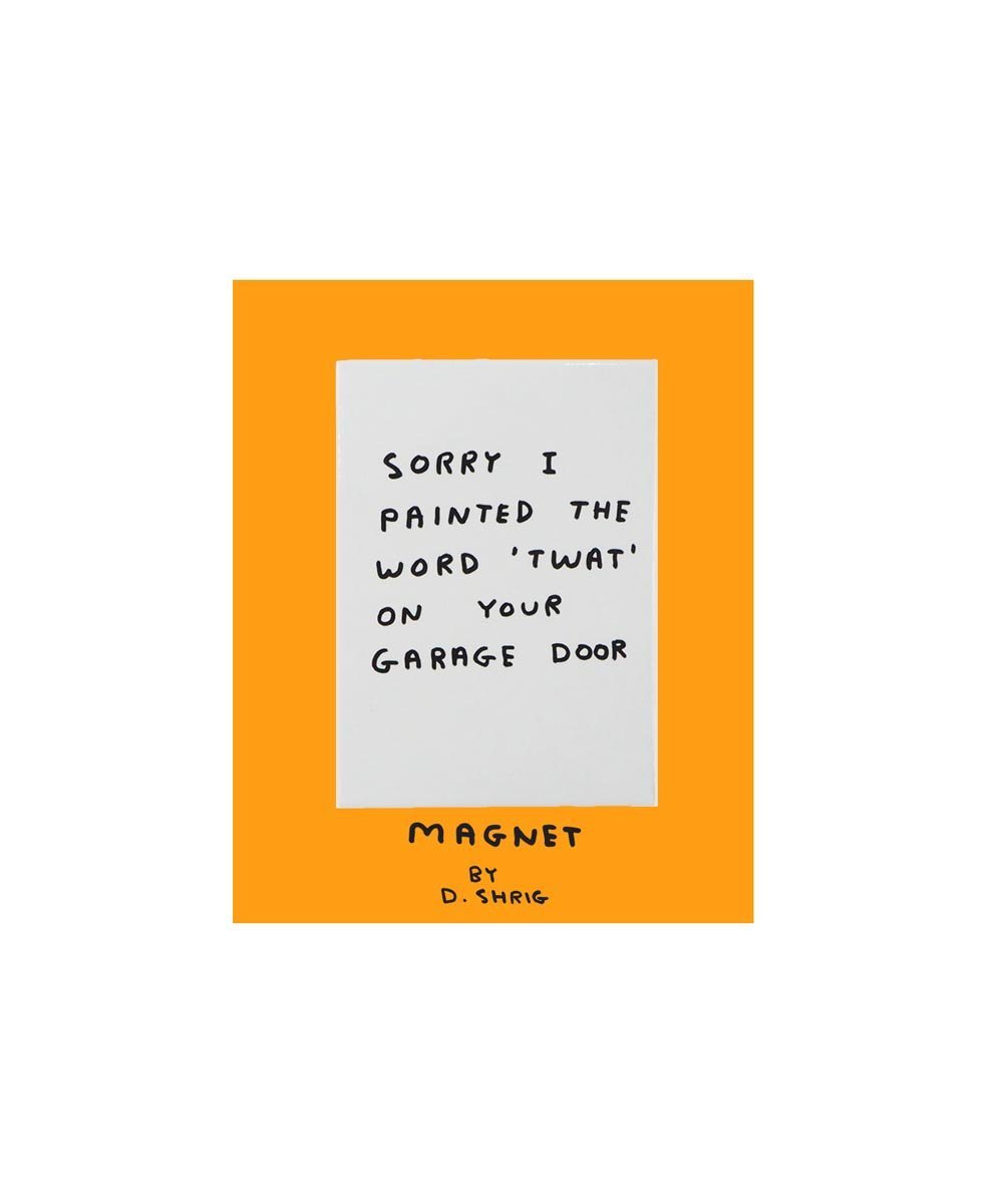 Twat Magnet X David Shrigley Plastic Third Drawer Down Studio