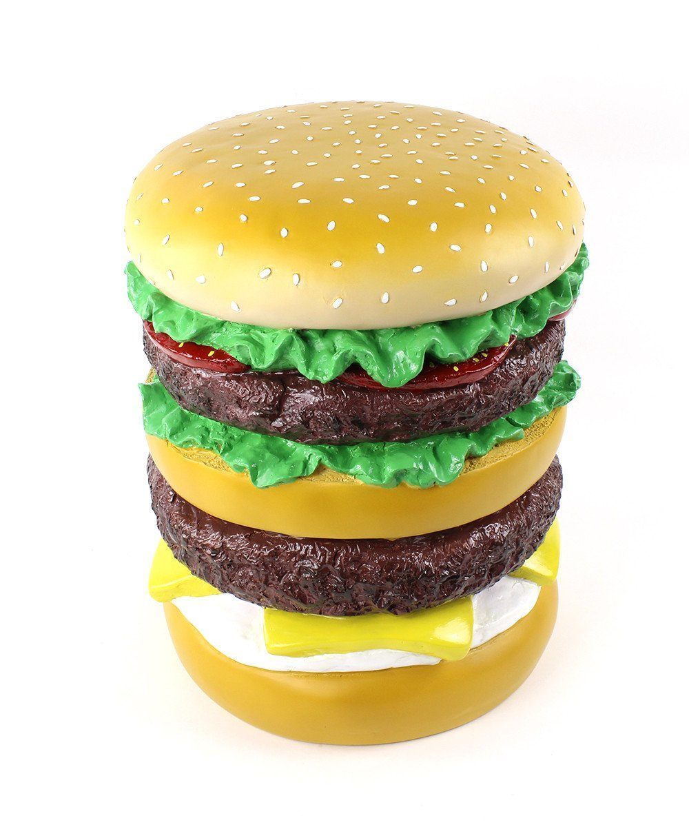 Giant Hamburger Stool Plastic Third Drawer Down Studio Default