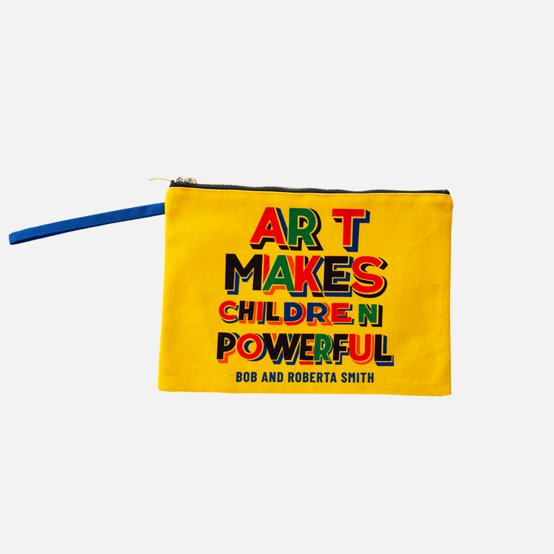 Art Makes Children Powerful Pencil Case x Bob and Roberta Smith Bags Third Drawer Down Studio 