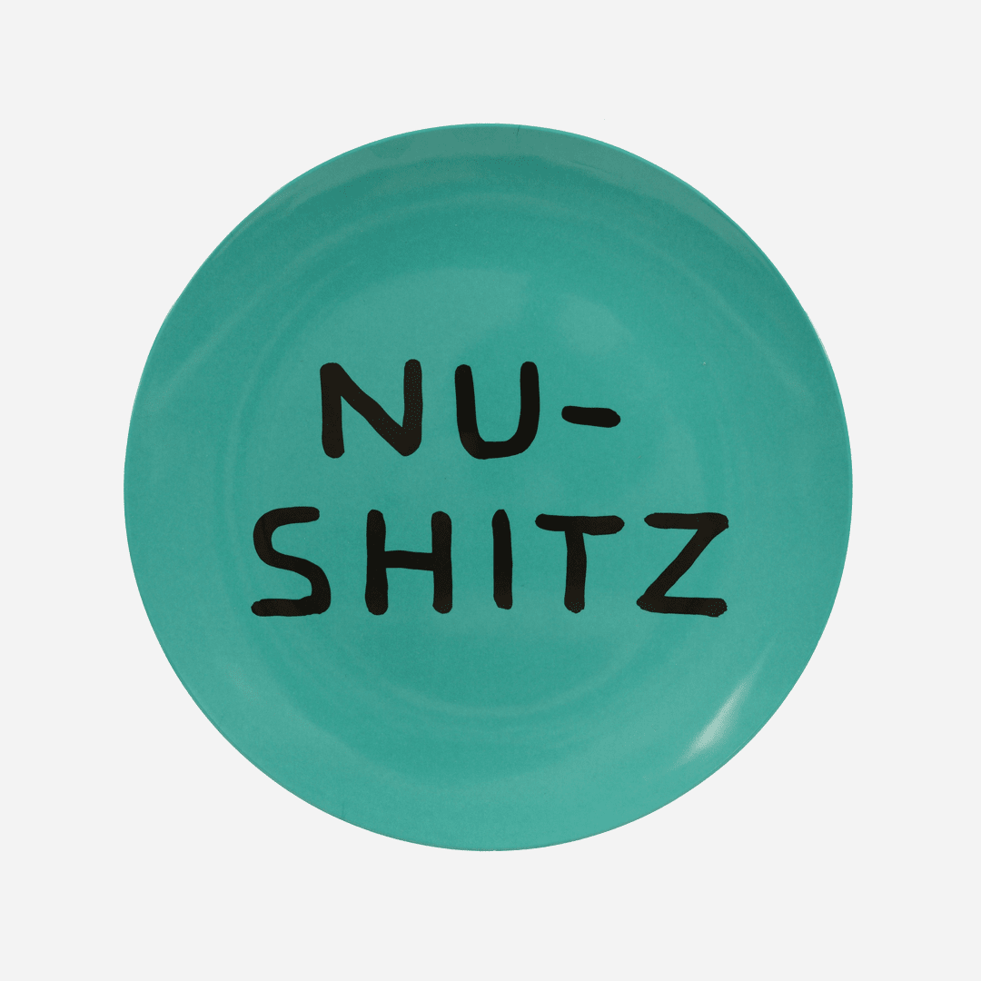 NU-SHITZ Melamine Plate x David Shrigley