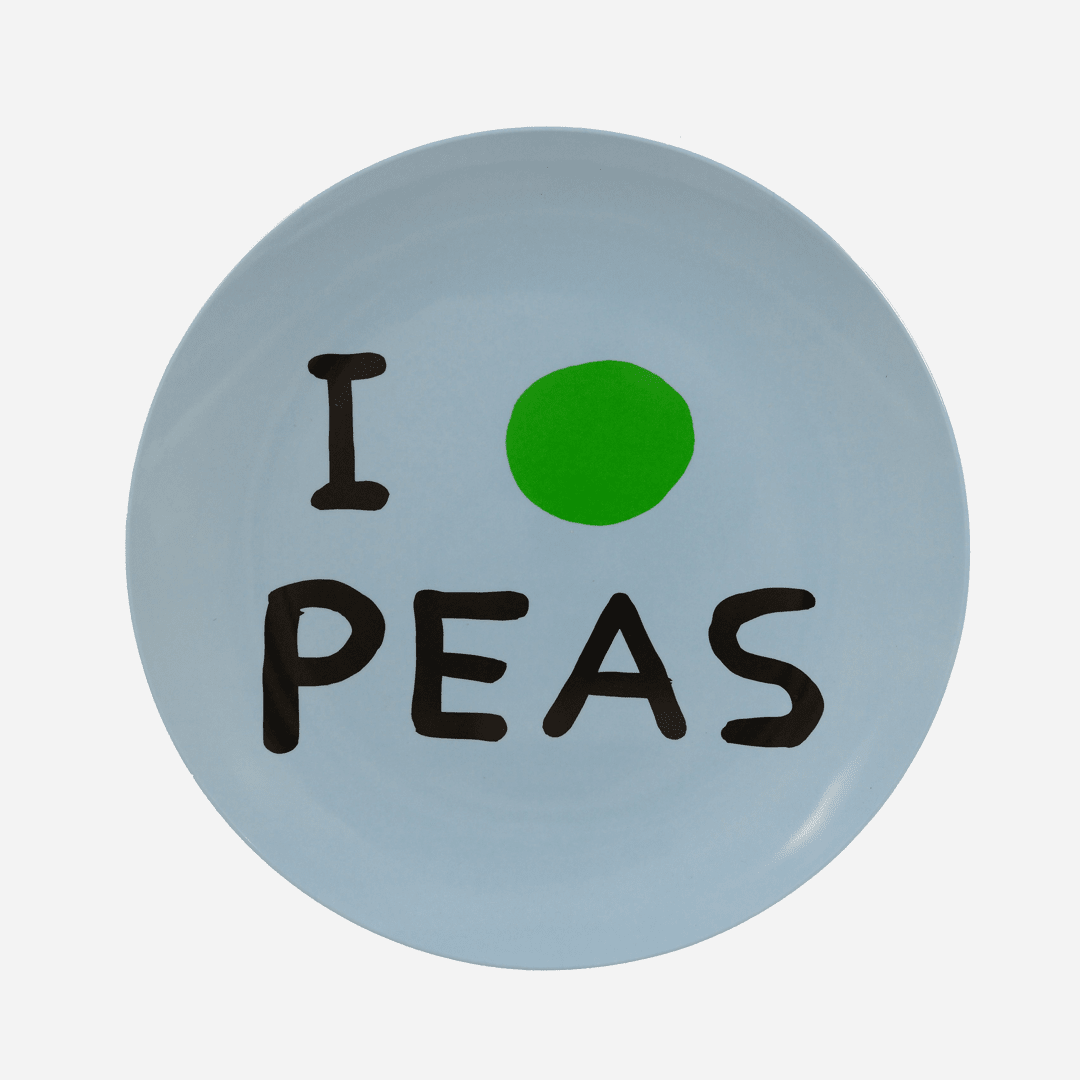 I PEAS Melamine Plate x David Shrigley