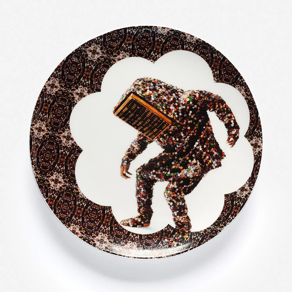 Ceramic Plate #1 x Nick Cave Ceramic Third Drawer Down Studio 