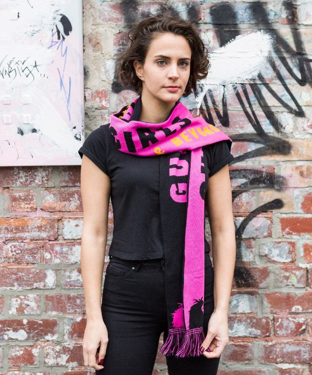 Conscience of the Art World Scarf X Guerrilla Girls Textiles Third Drawer Down Studio 