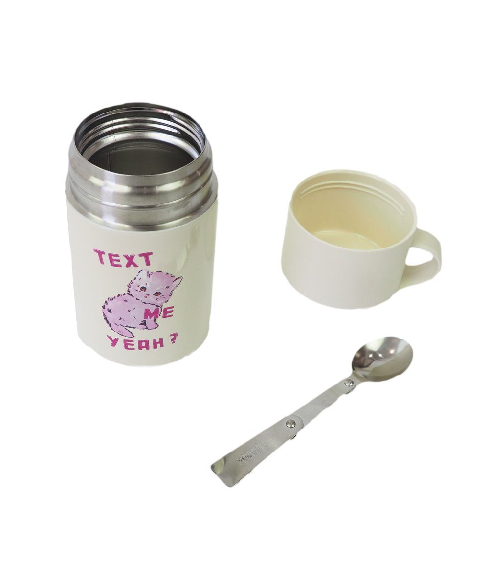 Text Me Yeah Drink Flask x Magda Archer Other Third Drawer Down Studio 
