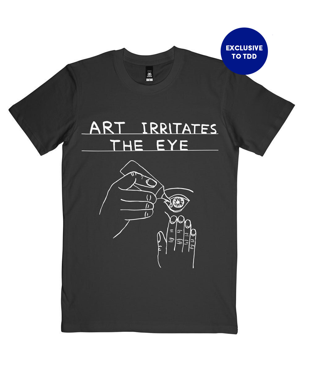 Art Irritates The Eye T-Shirt x David Shrigley Textiles Third Drawer Down Studio 