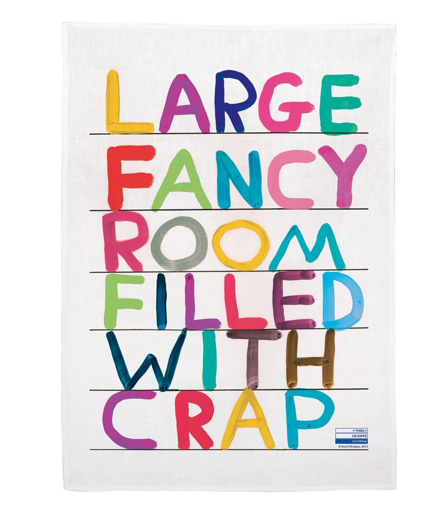Third Drawer Down Fancy Room Tea Towel - Thumbnail 2