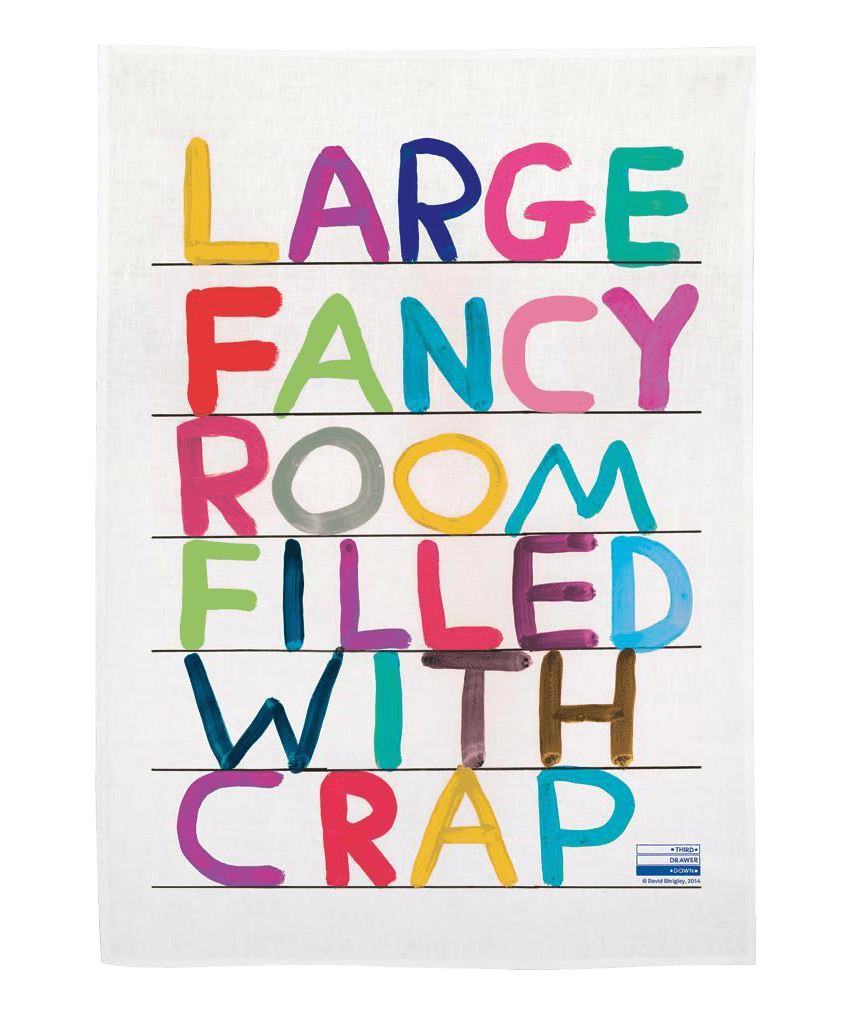 Third Drawer Down Fancy Room Tea Towel - Thumbnail 4