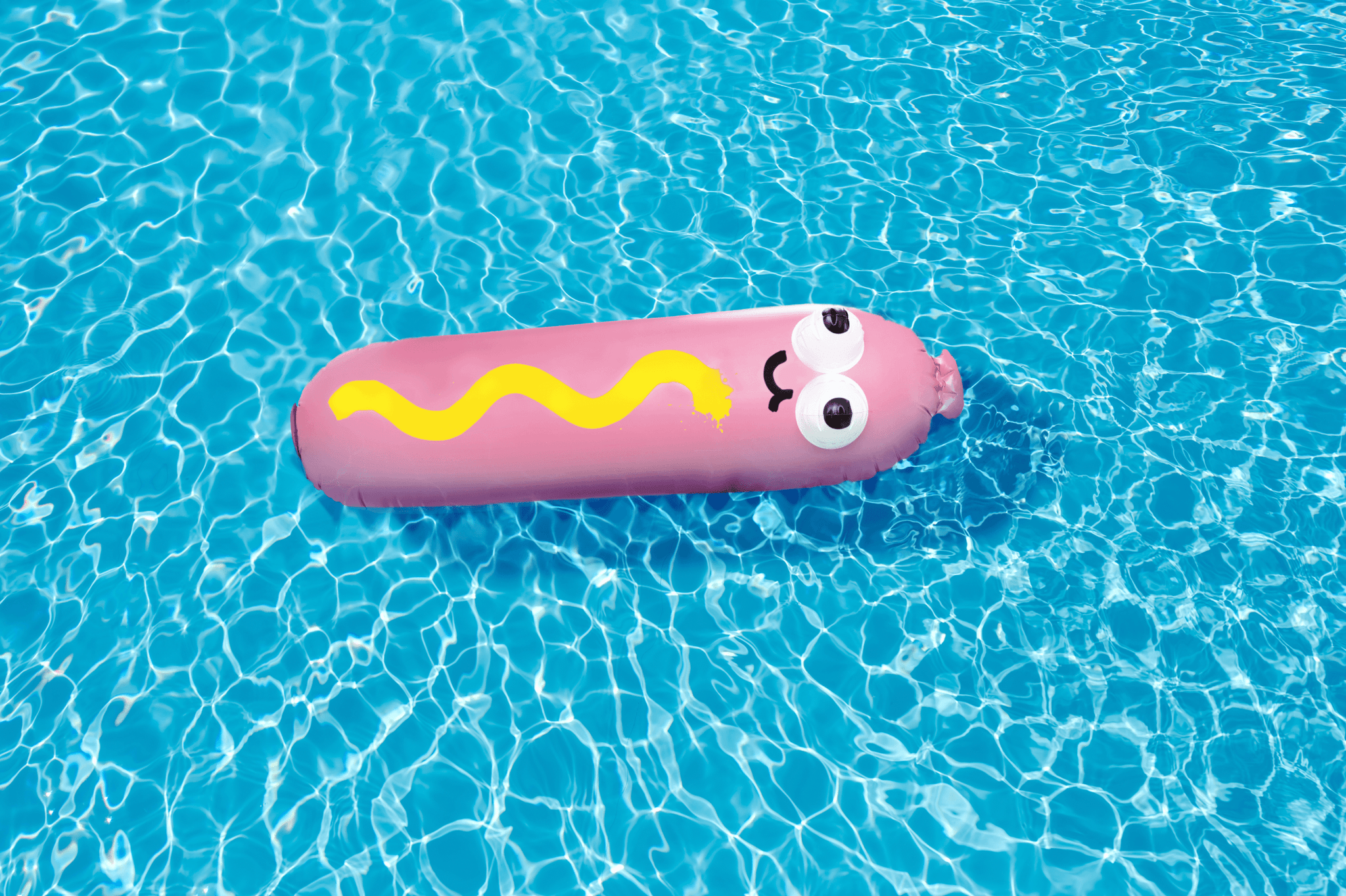 Hot Diggity Dog Pool Float x Jon Burgerman Plastic Third Drawer Down Studio 