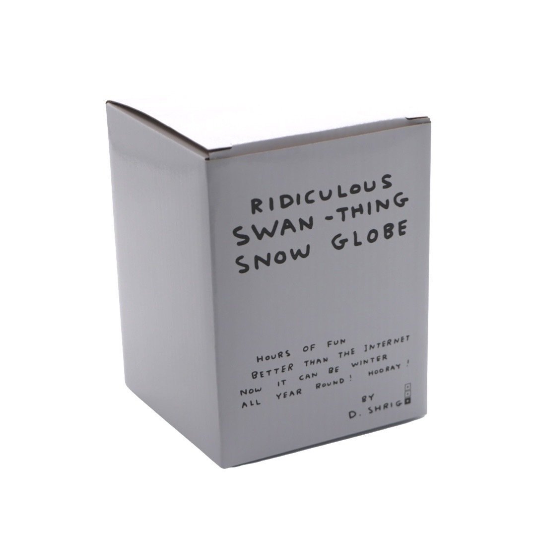 Ridiculous Swan Thing Snowdome x David Shrigley Snowdome Third Drawer Down USA 