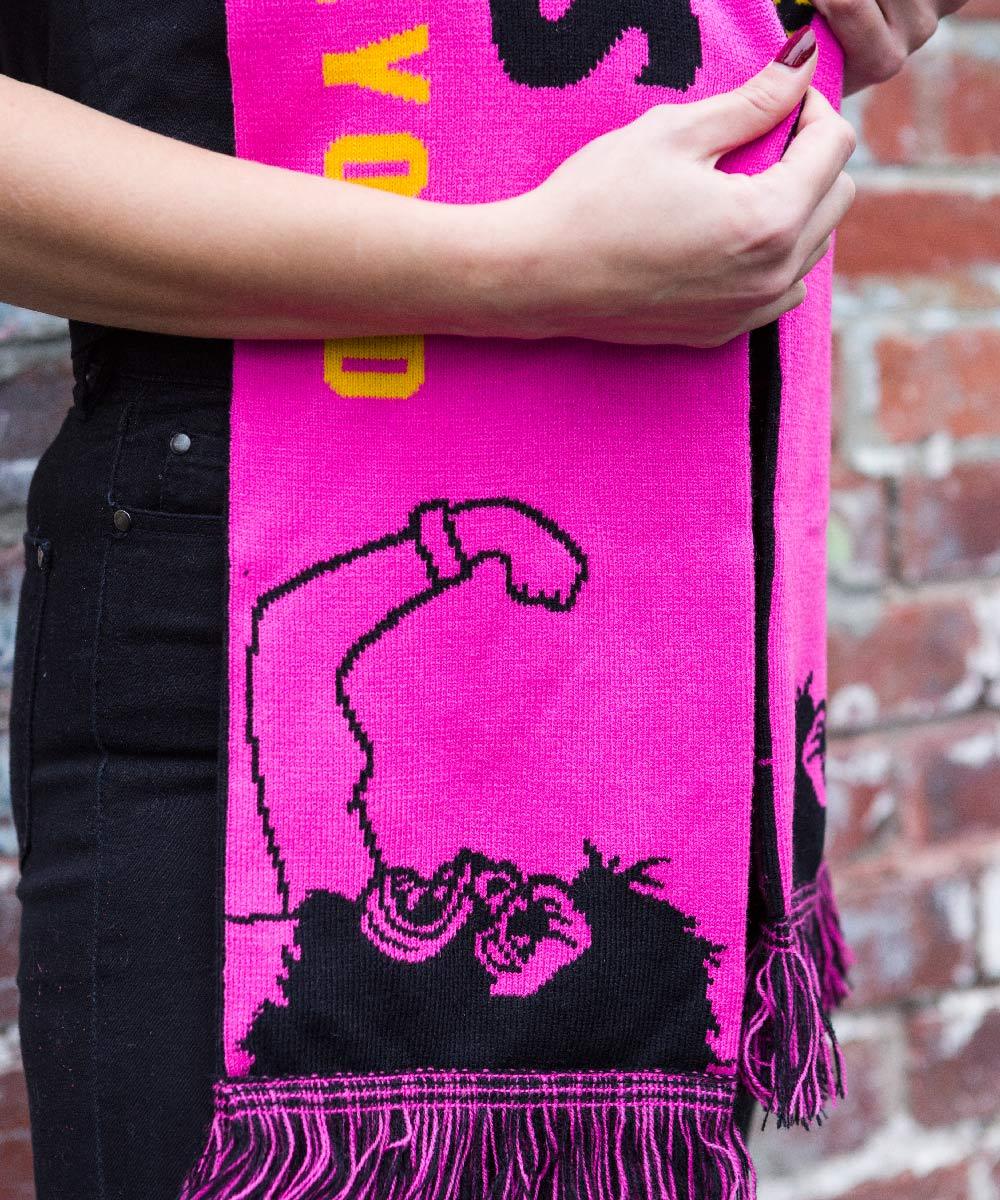 Conscience of the Art World Scarf X Guerrilla Girls Textiles Third Drawer Down Studio 