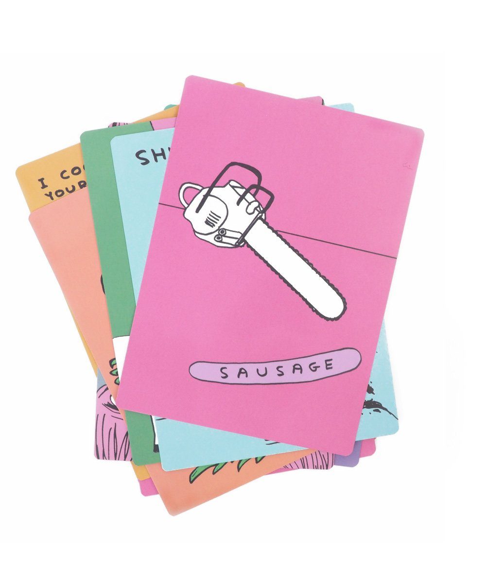 Sh*ts & Sausages Snap Card Game x David Shrigley Paper Third Drawer Down Studio 