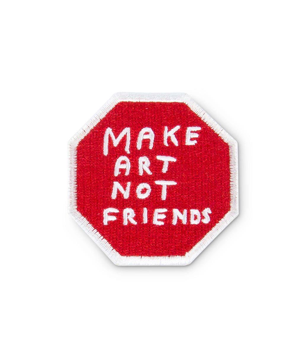 Third Drawer Down X David Shrigley, Make Art Woven Patch Textiles Third Drawer Down Studio 