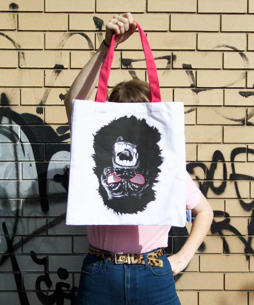 Gorilla Mask Tote Bag x Guerrilla Girls | Third Drawer Down
