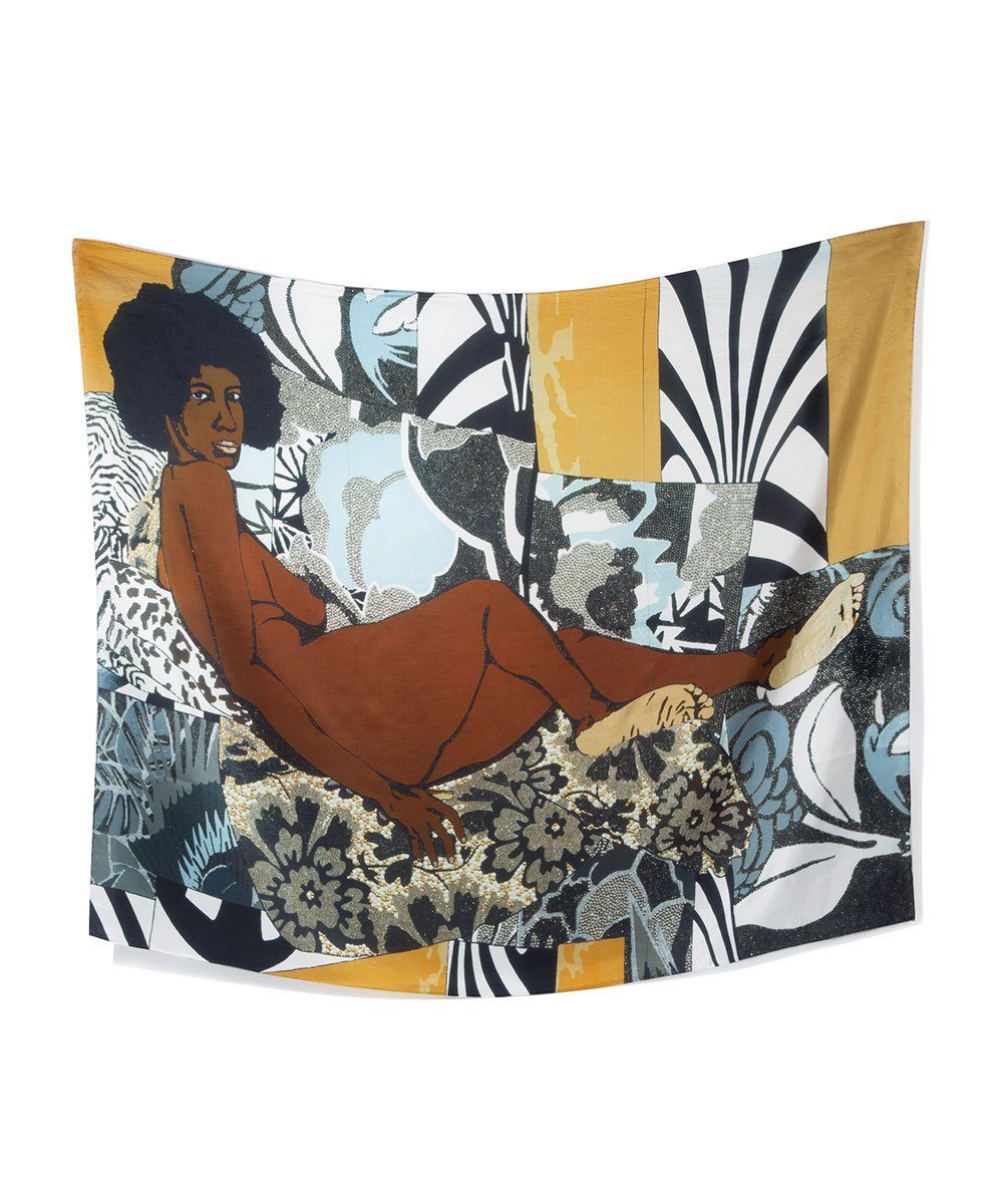 Third Drawer Down X Mickalene Thomas, A Little Taste Outside Of Love Scarf Textiles Third Drawer Down Studio 