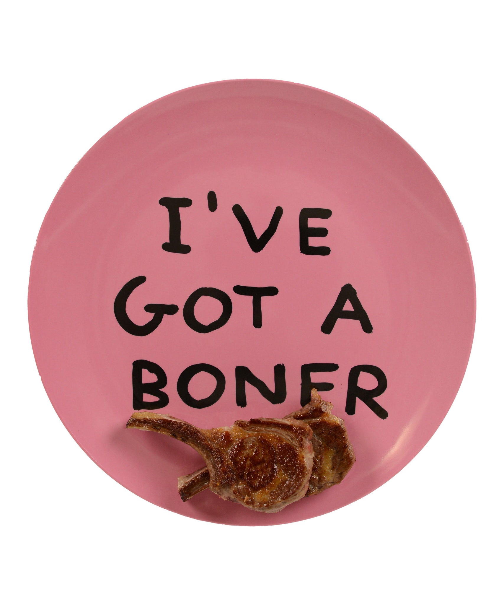 I’ve Got A Boner Melamine Plate x David Shrigley Tableware Third Drawer Down USA 