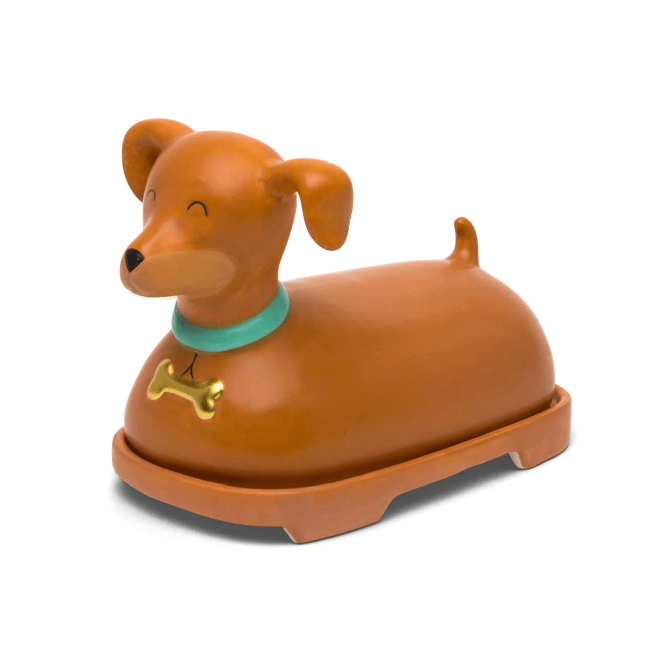 Ceramic Dog Butter Dish Games WOW Sports & BigMouth Inc. 