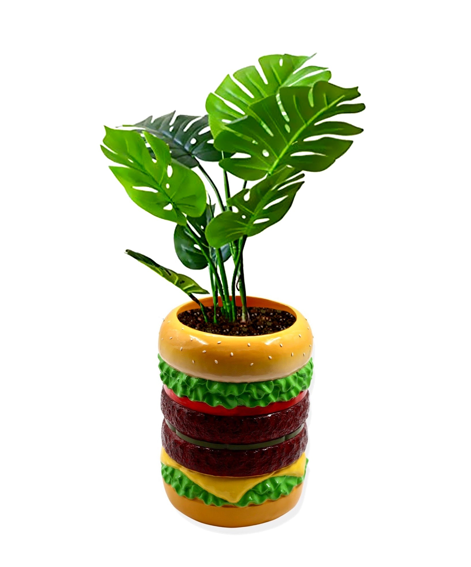 Giant Hamburger Planter Planter Rotary Hero 