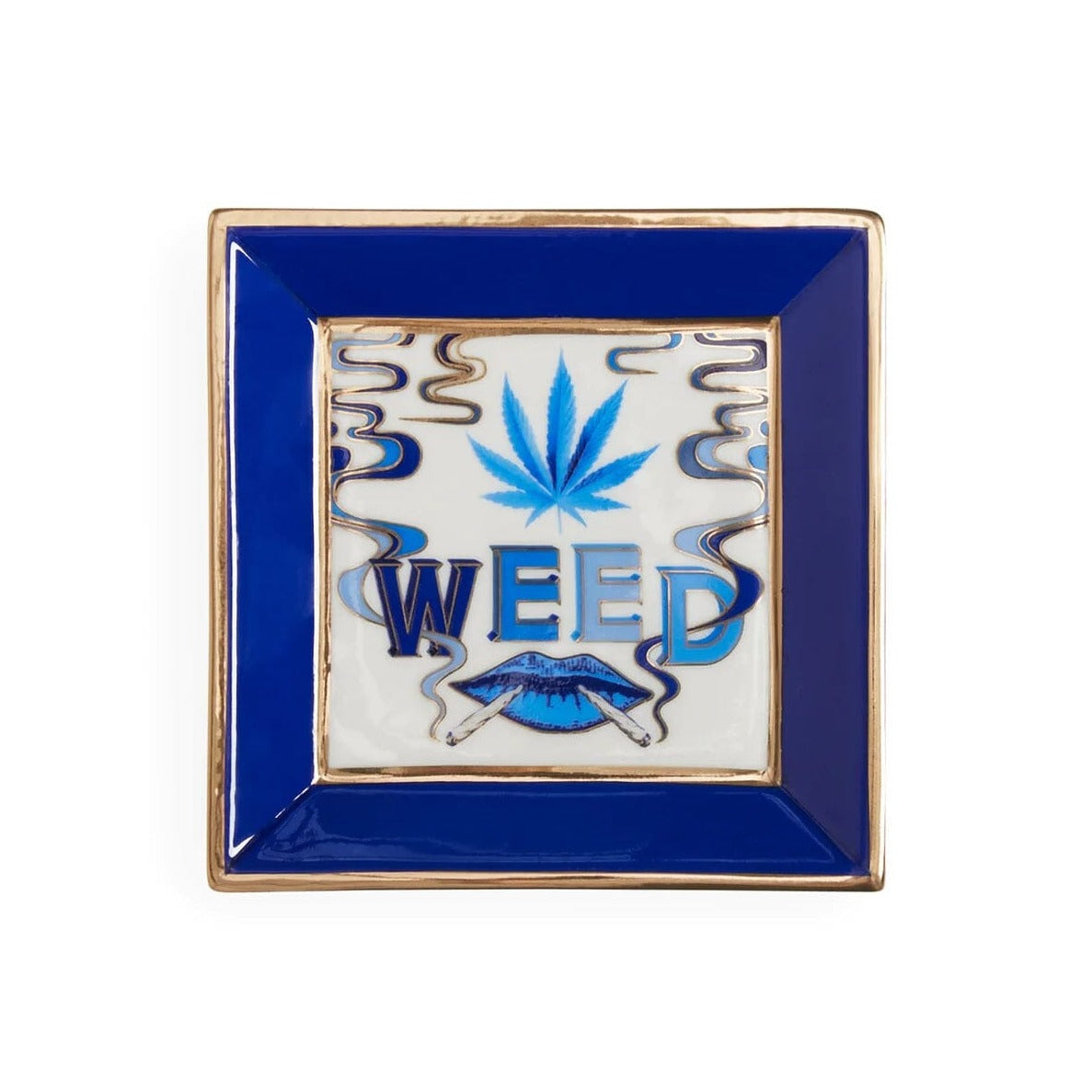 Druggist Weed Square Tray x Jonathan Adler Ceramic Jonathan Adler 