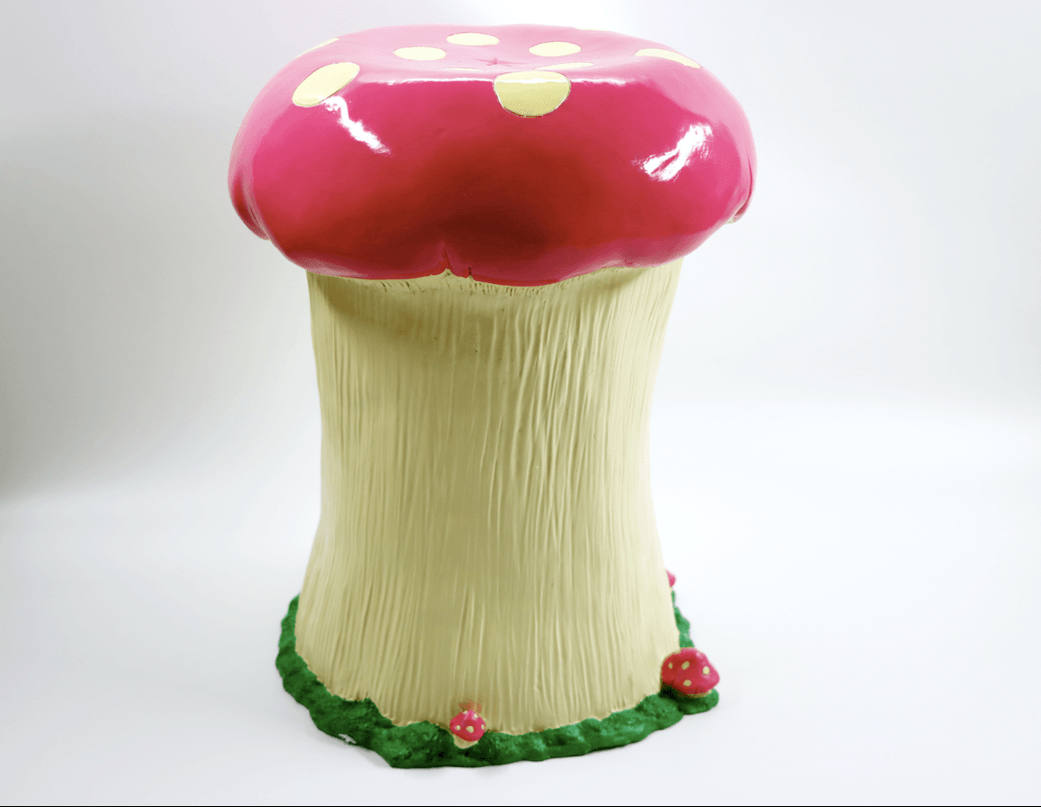 Giant Mushroom Stool Plastic Rotary Hero 
