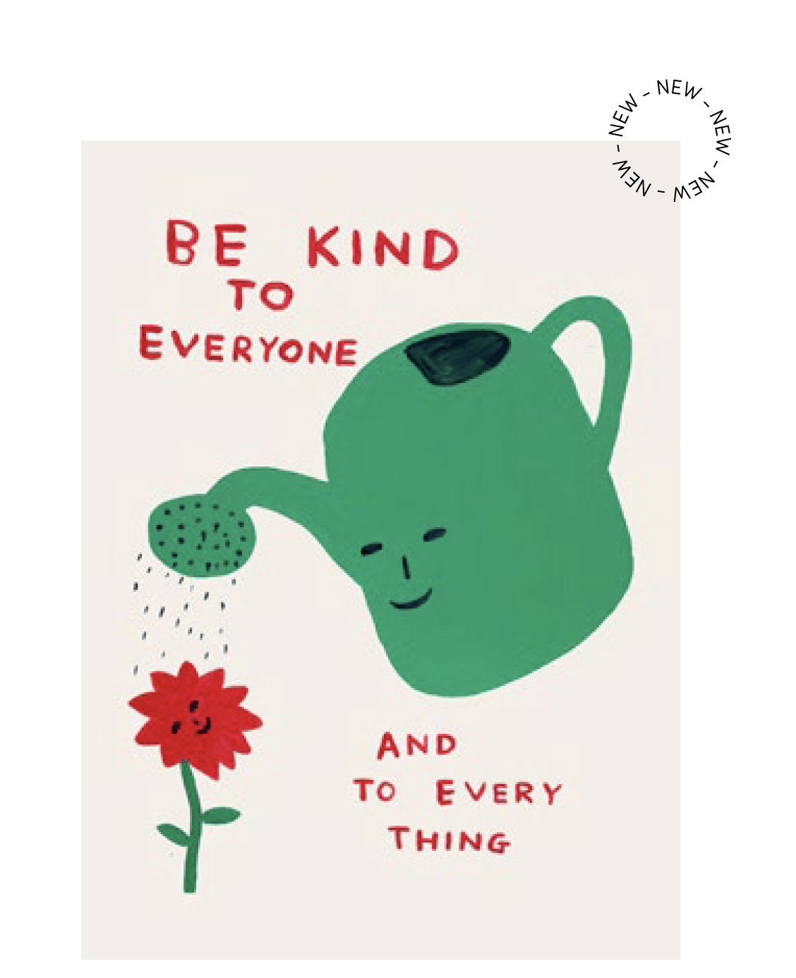 Be Kind Tea Towel x David Shrigley Tea Towel Third Drawer Down USA 