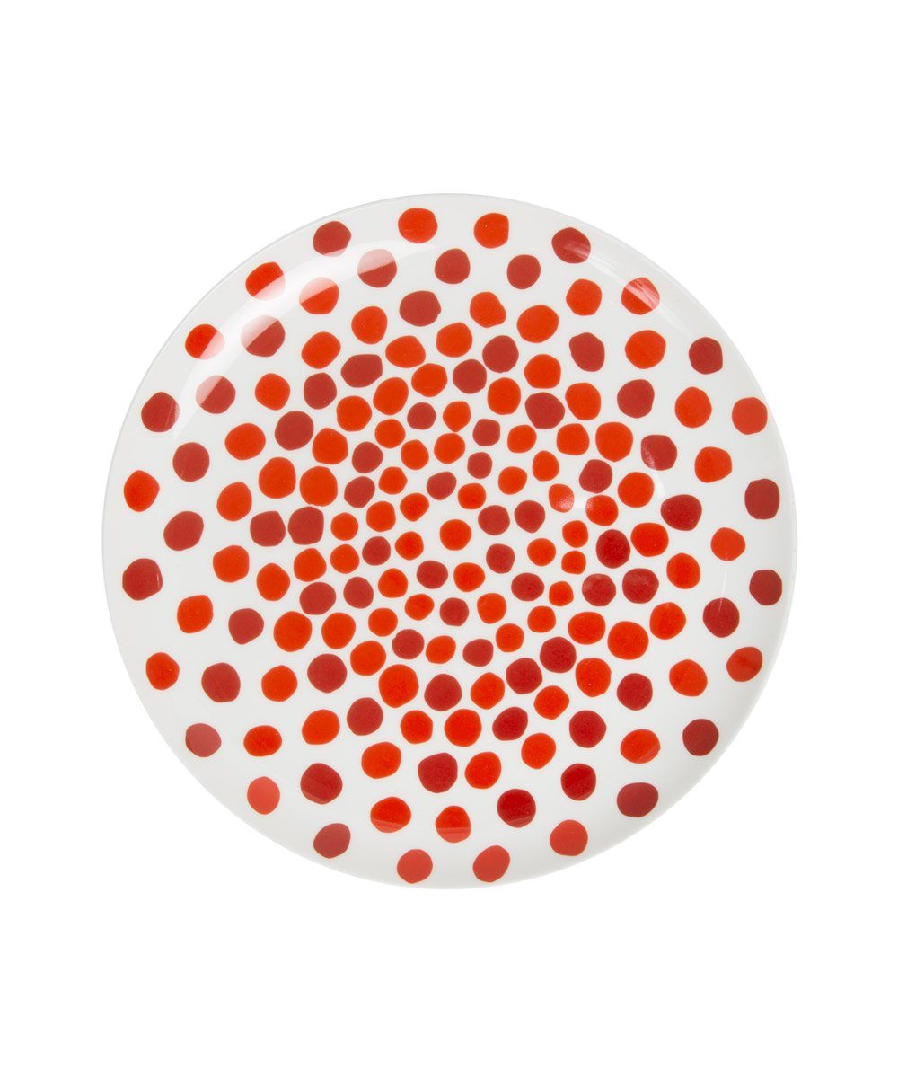 Bone China Plates: Red Dots x Louise Bourgeois Ceramic Third Drawer Down Studio Red Dots 