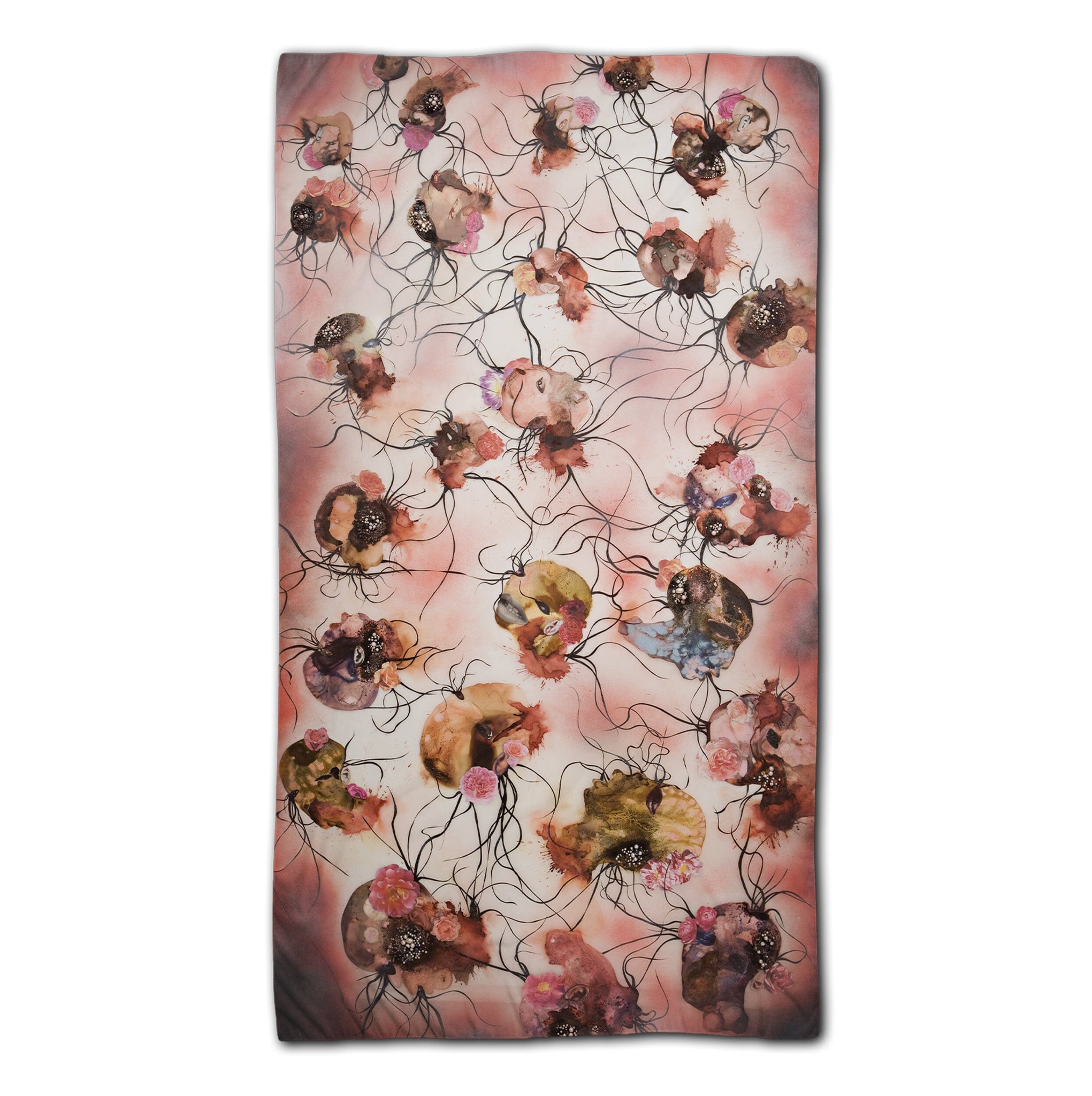 Fallen Heads Scarf x Wangechi Mutu Scarves Third Drawer Down Studio 